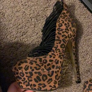 Cheetah print heels!